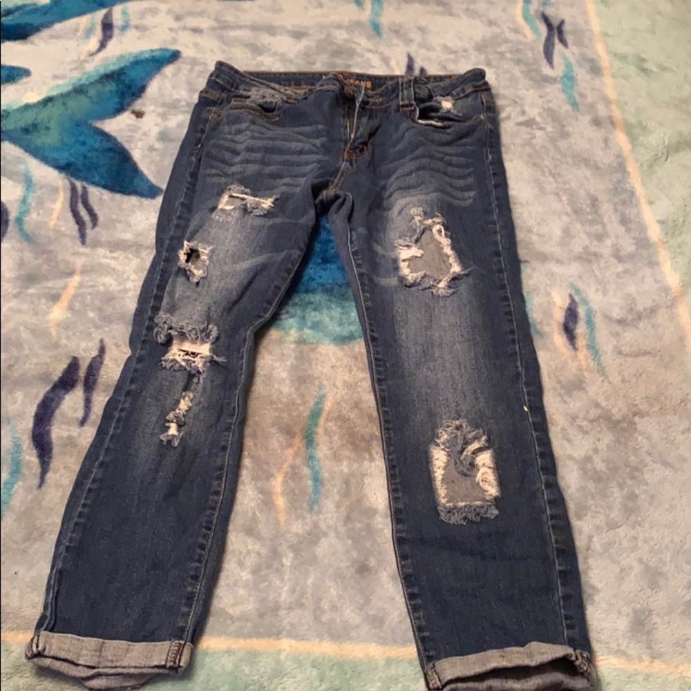 Boyfriend capris